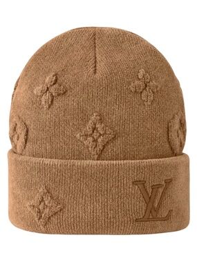 LOUIS VUITTON CRUSH MONOGRAM BEANIE